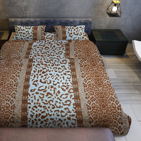 Double bed linen (with seam)