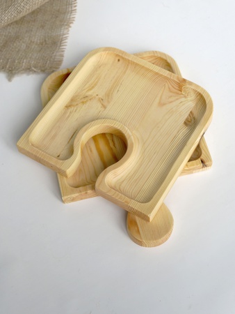 Менажница Пазл половина, 2 части, ширина 175мм, длина 350мм