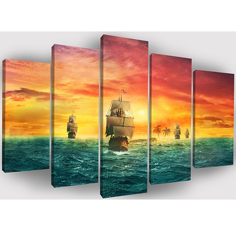 Модульная Картина на Шелковой Ткани