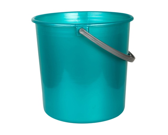 ВЕДРО 10Л ПЕРЛАМУТР БИРЮЗА