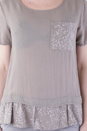 Платья, блузки с пайетками из Италии