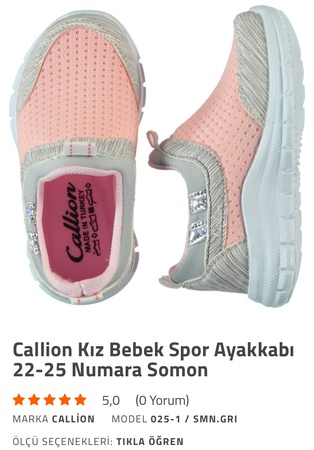 Çocuk ayakkabıları