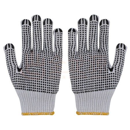 Рабочие перчатки с ПВХ волнами и точками