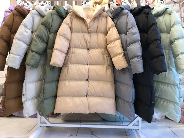 Зимнее дутое пальто