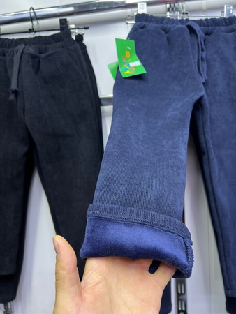 Детские брюки с флисом (утепленные)