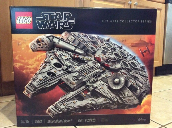 Совершенно новый LEGO Star Wars 75192 Ultimates Коллекционный Сокол Тысячелетия (7541 шт.)