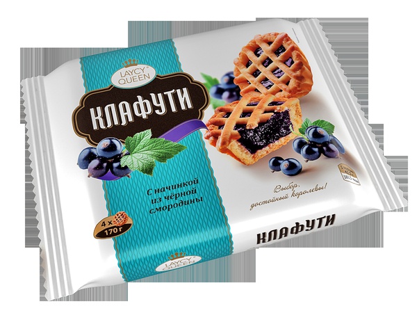 Siyah frenk üzümü ile doldurulmuş &quot;Clafoutis&quot;