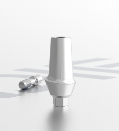 Düz evrensel abutment