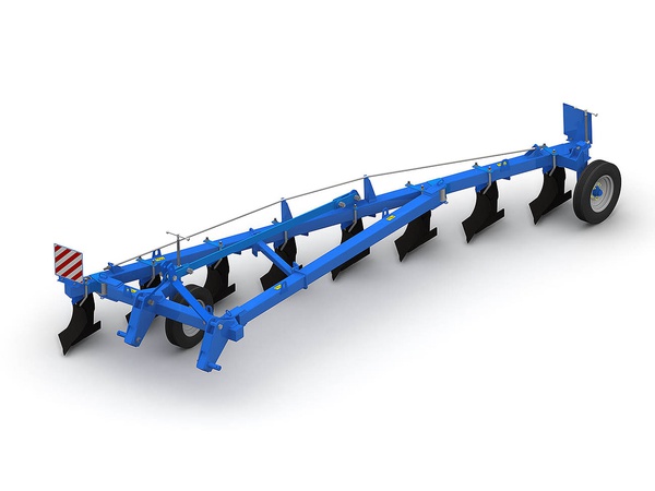 Eight-furrow mounted plow PLN 8-35