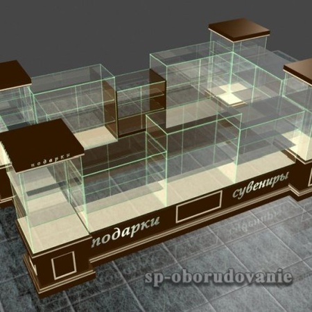 亭子由玻璃和刨花板制成，尺寸为1500X4000X2500