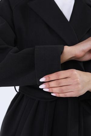 Пальто-халат осень-весна демисезонный