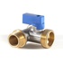 Brass Sand Throwing Three-Way Washing Machine Angle Valve