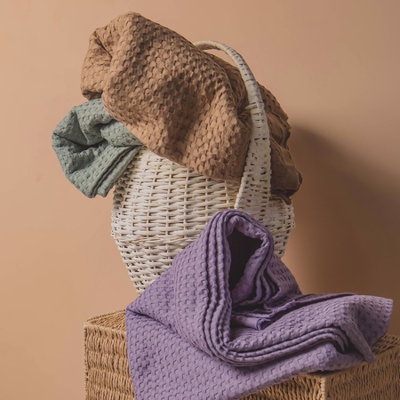 Плед вафельный