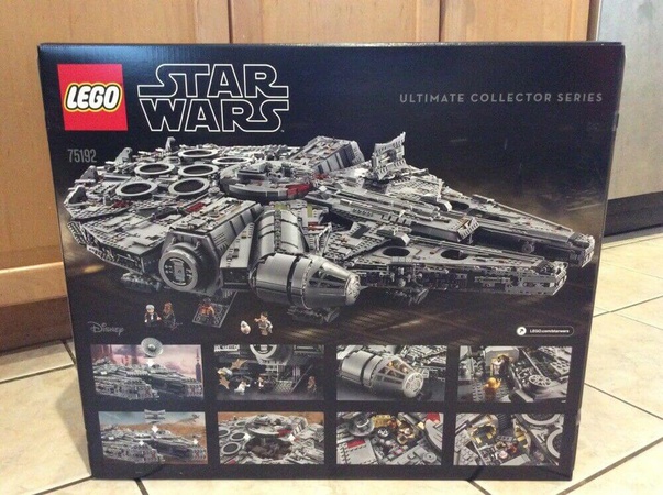 Совершенно новый LEGO Star Wars 75192 Ultimates Коллекционный Сокол Тысячелетия (7541 шт.)
