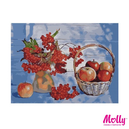 Sayıya göre boyama Sonbahar natürmort