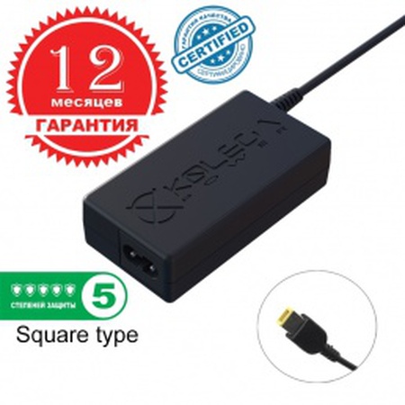 Блок питания Kolega-Power для ноутбука Lenovo 20V 3.25A 65W Square tip with pin