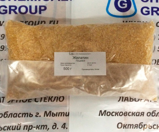 Желатин пищевой 180 блюм 8