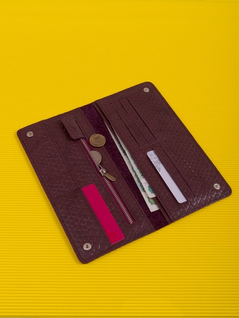 Longer wallet made of genuine leather KUT-130