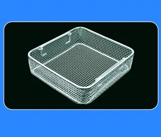 Стальная корзина с двумя ручками для 1/2 контейнера. 255 х 250 мм