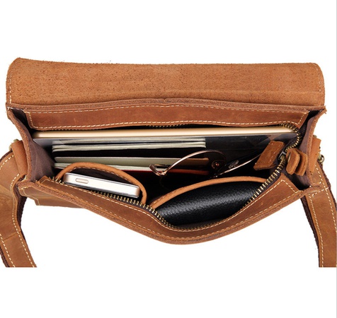 Deri retro bayan çantası