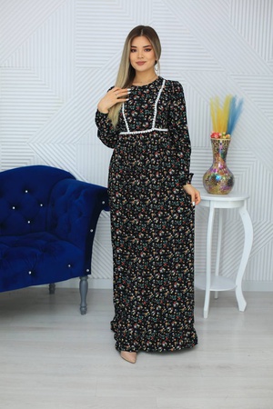 Штапельное платье