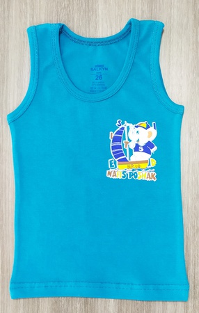 Майка для мальчиков 21001-1 с принтом