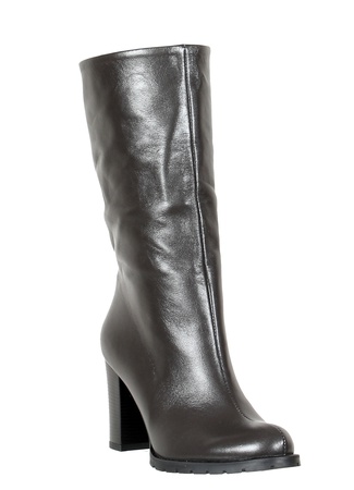 Женские полусапожки, натуральная кожа <G607>