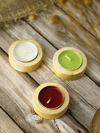 Подсвечник Круг маленький, диаметр 50мм, в комплекте 3шт