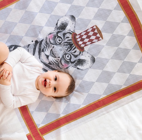 100% Organic Cotton Muslin Swaddles GOTS Certified