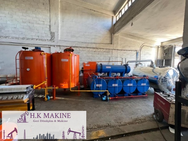 Atık yağ damıtma tesisi