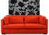 Диван красный