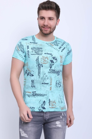 MODELL 2088 VOLLSTÄNDIG BEDRUCKTES GEWASCHENES 30/1-ANZUG HERREN-T-SHIRT