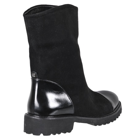 Женские ботинки, натуральные замша и кожа <G1088>