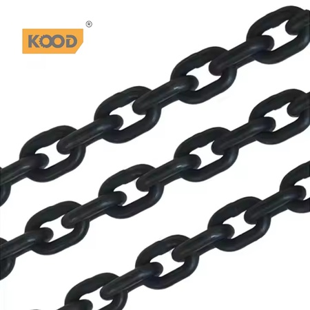 G80 High Strength Alloy Steel Lifting Chain Black Short Link Chain for Hoist and Lifting