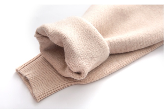 Sonbahar ve kış erkek tam yün pantolon, kalın sıcak pantolon, kadın ince alt saf yün pantolon