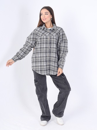 Büyük beden tüvit gömlek