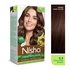 Nisha Creme Hair Color | Permanent Long Lasting Brown Hair Dye Color Kit | Chocolate Brown | 4.05 Oz