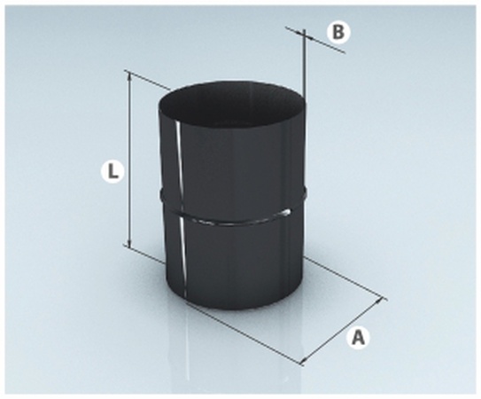 Адаптер котла эмалированный ММ