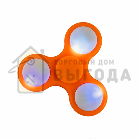 plastic red glowing spinner