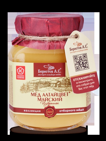 Берестов А.С. / Мед натуральный Алтайцвет "Майский", коллекция Избранное