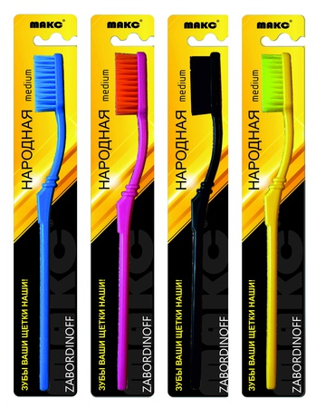 Зубная щетка "НАРОДНАЯ" 919