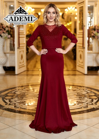 Платье с жемчугом