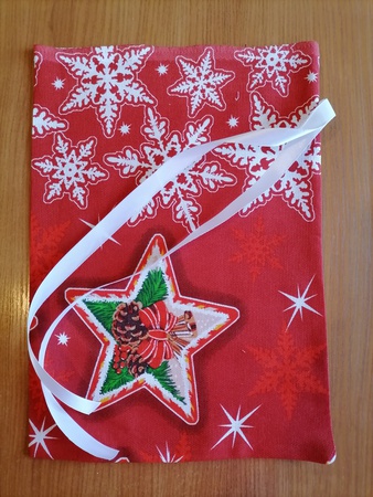 Новогодние мешки из ткани