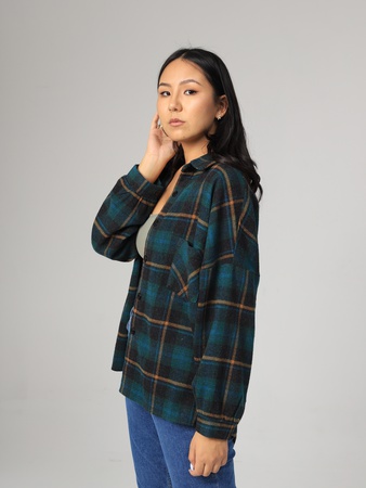 Рубашка в клетку из турецкой байки