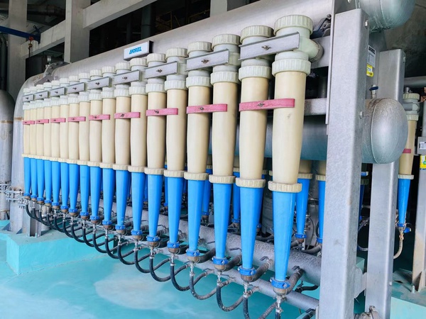 Kağıt makinesi için yüksek ve düşük yoğunluklu santrifüj temizleyici ve susuzlaştırma elemanları.