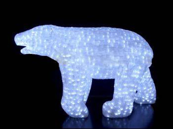 Акриловая фигура "МЕДВЕДЬ 3D" LED-MPB-101