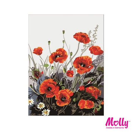 Alandaki haşhaş sayısına göre boyama