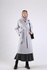Women's coat of a loose cut, combined. # 48 combo