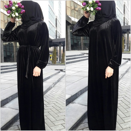 ​Платье со сборкой