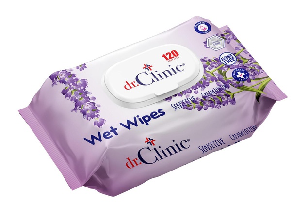 Влажные Салфетки с Крем-лосьоном для Чувствительной Кожи